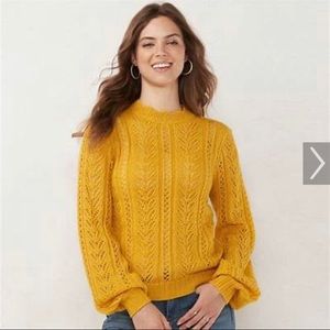 Lauren Conrad Knitted Sweater 💛